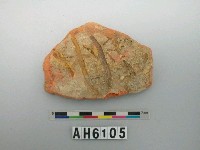 藏品(紅色夾砂陶片)的圖片